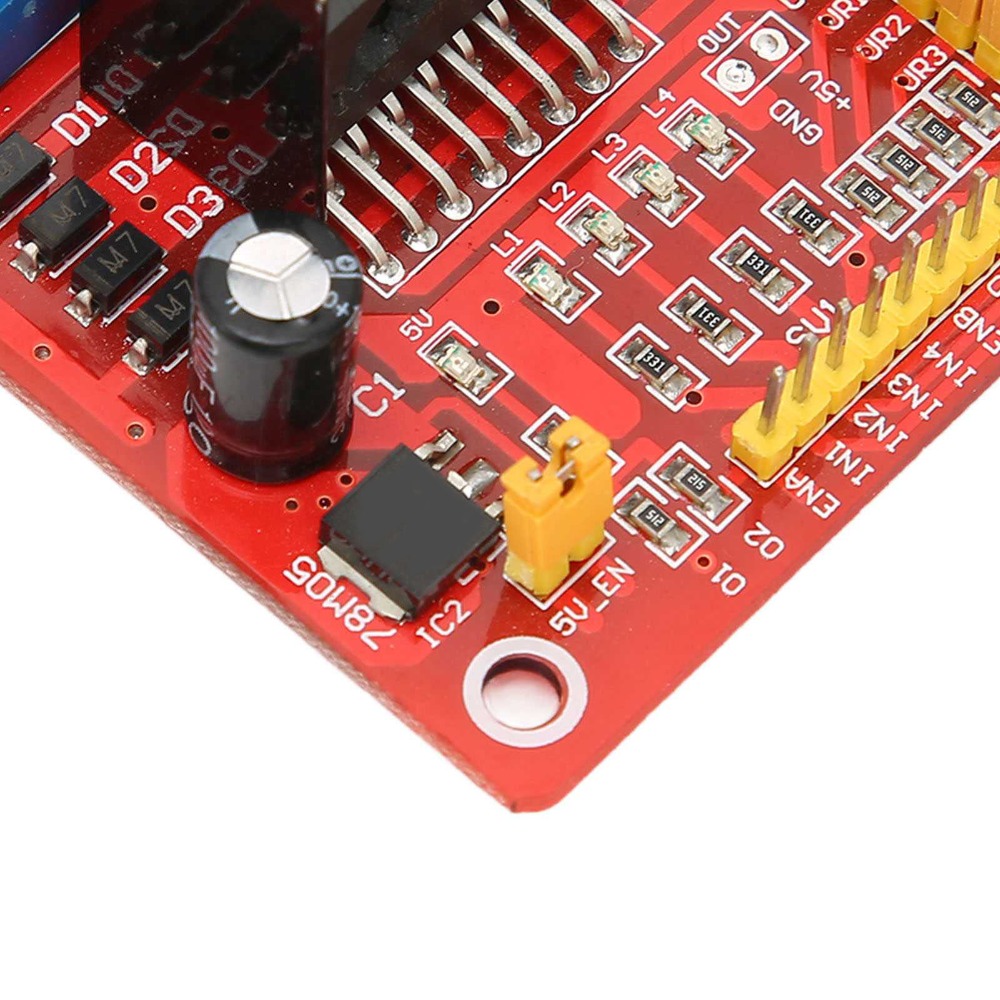 L298N Motor Driver - L298N ステッピングモータードライバーモジュール 5V-35V 2A デュアル H