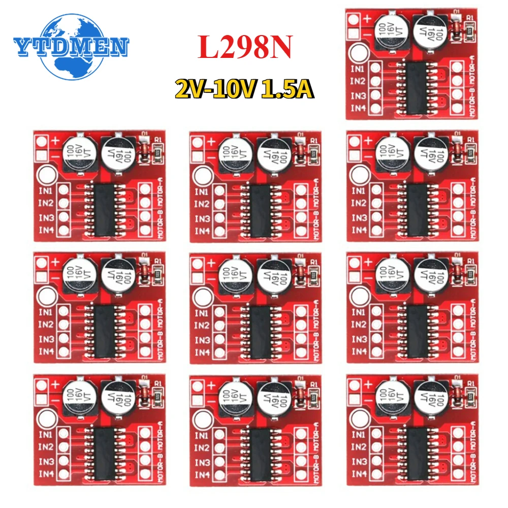 L298N Motor Driver - 1/5/10 個 MX1508 DC モータードライバーモジュール 2V-10V