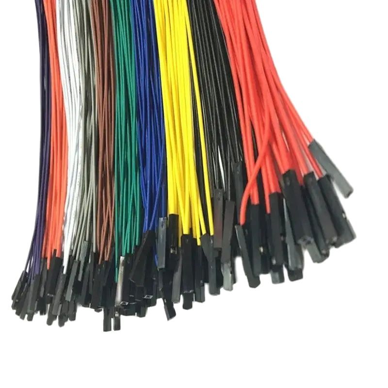 Diy Electronics India - デュポンケーブル 20 センチメートルソフトシリコンワイヤー 24AWG 1Pin メス