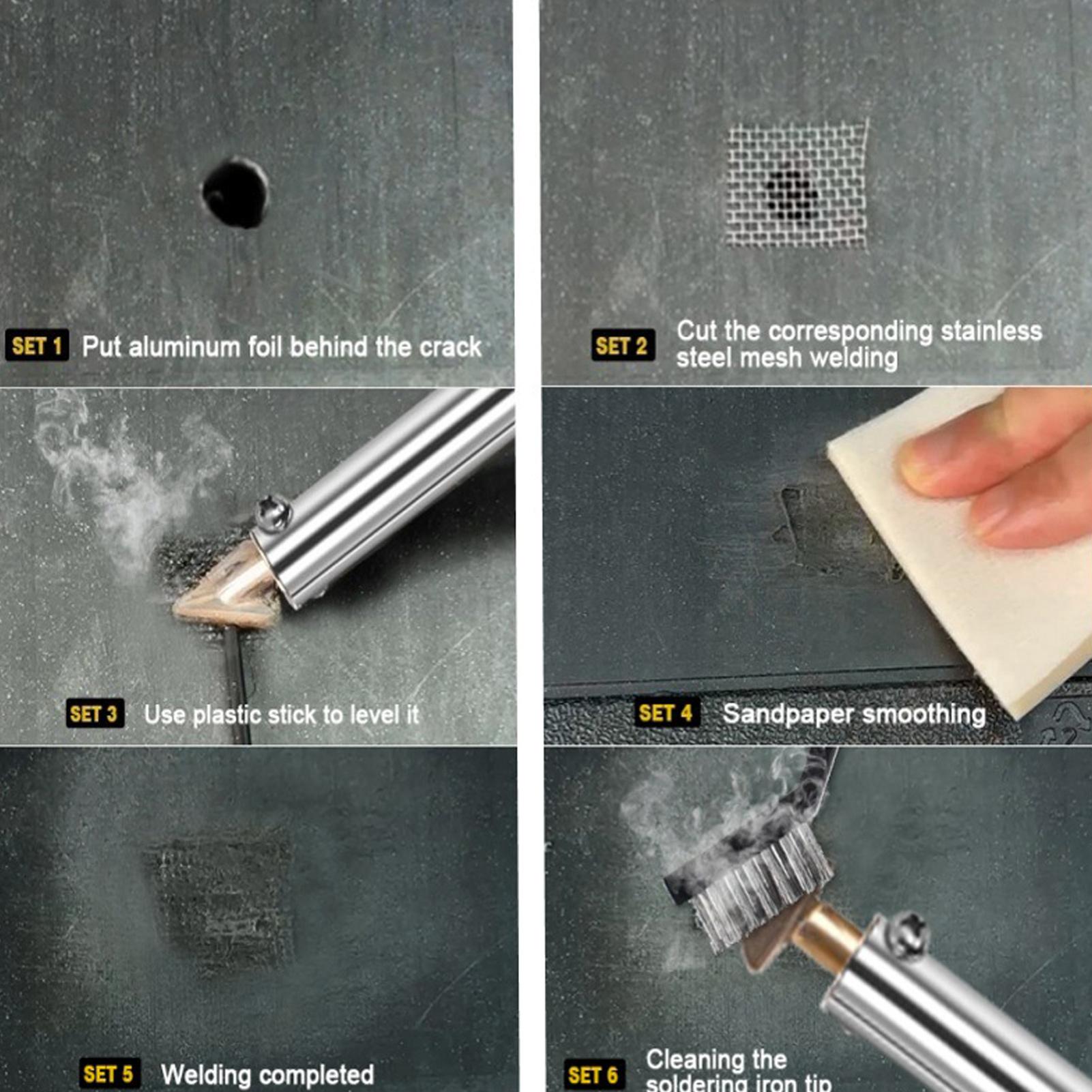 Soldering Iron Kit - はんだごて精密温度制御アイロンプロフェッショナルバンパー修理キット家族愛好家女性ガレージワークショップ用
