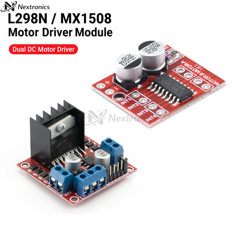 L298N Motor Driver - 1/3 個 MX1508 TC1508 DC モータードライバーモジュール
