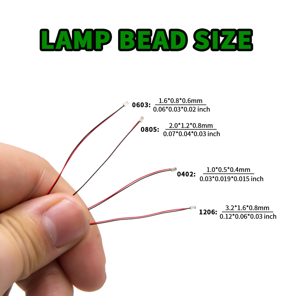 Useful Diy Electronics - 10 ピース/セットマイクロ LED ランプチップ 3V 事前はんだ付け済み