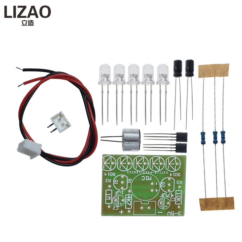 Interesting Diy Electronics Projects - LIZAO 音声制御メロディーランプ LED DIY 電子キット 興味深い学習生産