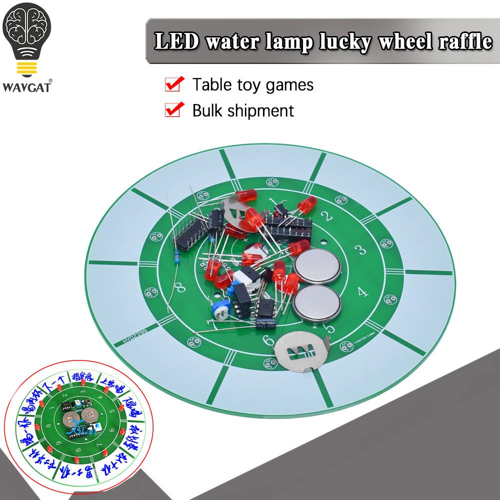 Diy Electronics Table - Wavgat-LEDランプ付きゲームキット,電子溶接テーブル玩具,日曜大工用