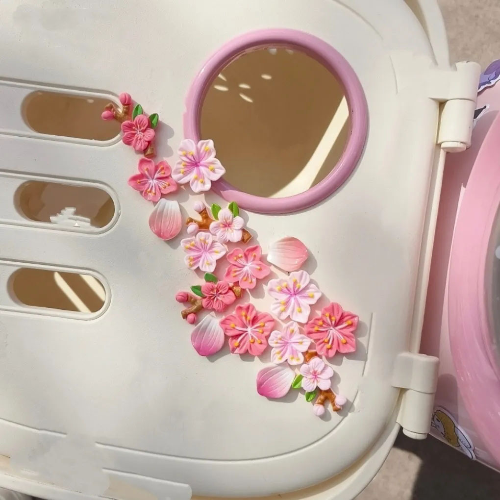 桃の花のカーデカール DIY 3Dステッカー 電気自動車 バ - Diy Electric Car のレビューと価格