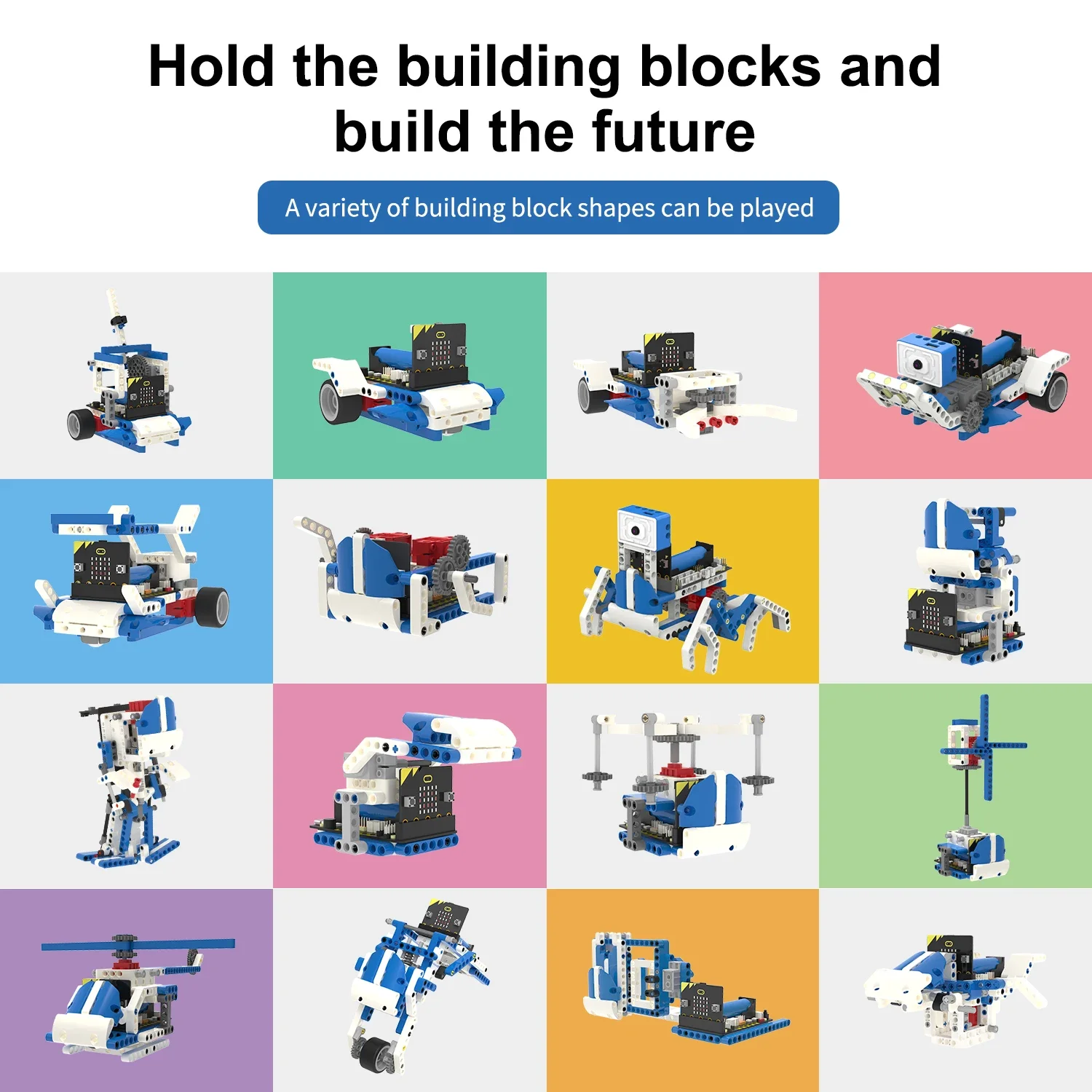 BBC Microbit V2 ビルディングブロックロボット - Diy In Electronics のレビューと価格