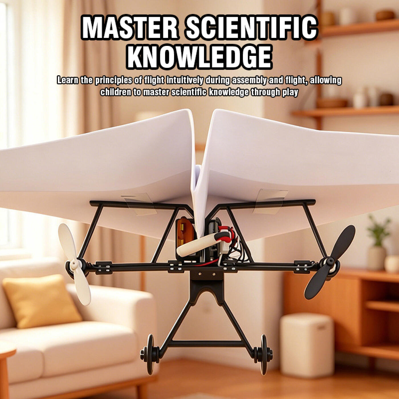 リモコン紙飛行機 電動パワーキット DIY 折りたたみ式 長 - Diy Electronics India のレビューと価格
