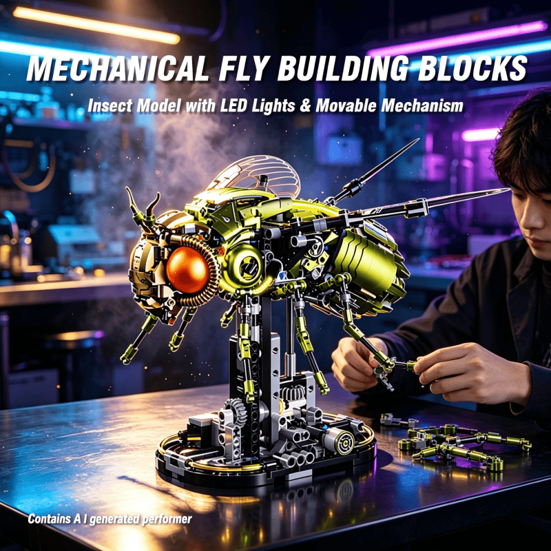 フルーツフライ電子ブロックセット（ライト付き）機械動物モデル - Diy Electronics Set のレビューと価格