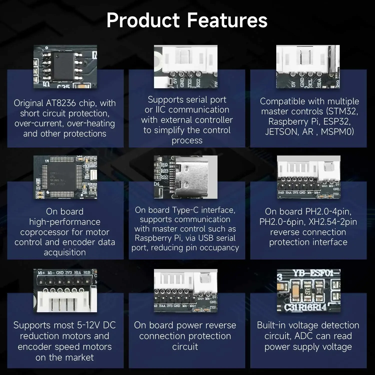 Yahboom 4チャンネルエンコーダモータードライバーモジ - Diy In Electronics のレビューと価格