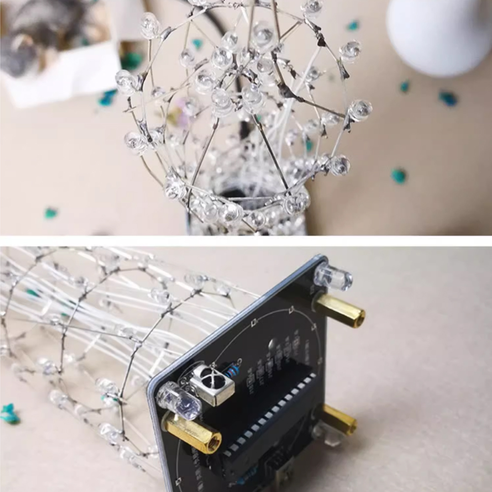 DIY LED 小型広州タワー色流れるライト電子キットリモコ - Diy Electronics India のレビューと価格