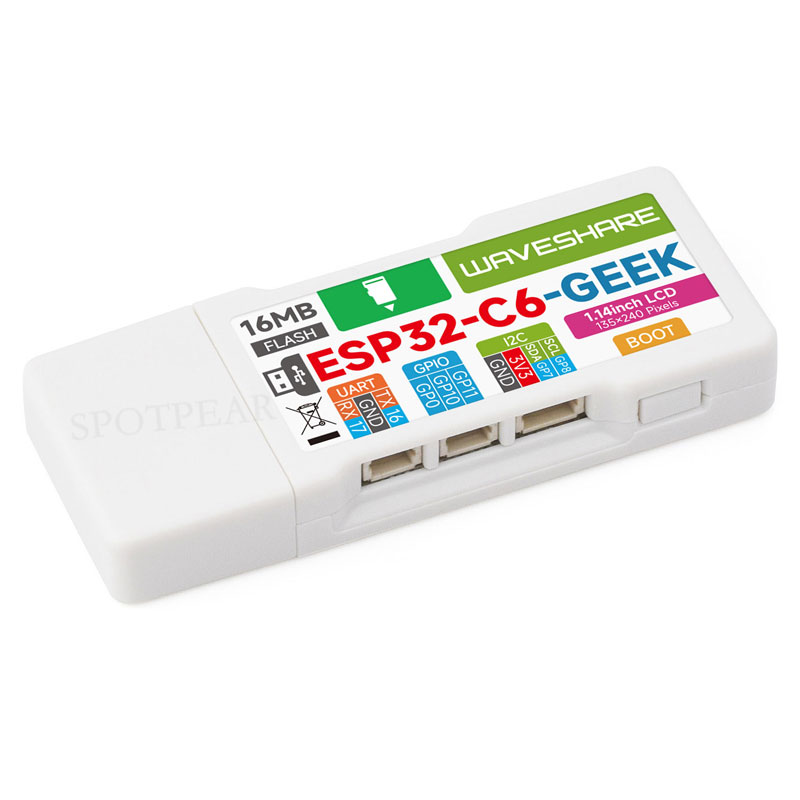 ESP32-C6 GEEK 開発ボード 1.14 インチ L - Diy In Electronics のレビューと価格