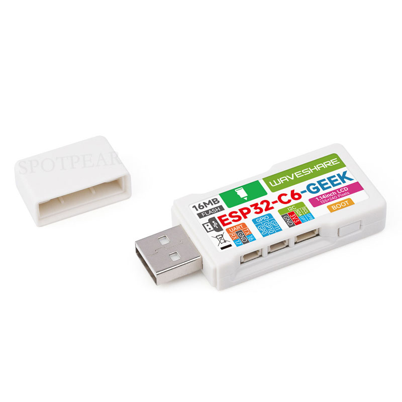 ESP32-C6 GEEK 開発ボード 1.14 インチ L - Diy In Electronics のレビューと価格