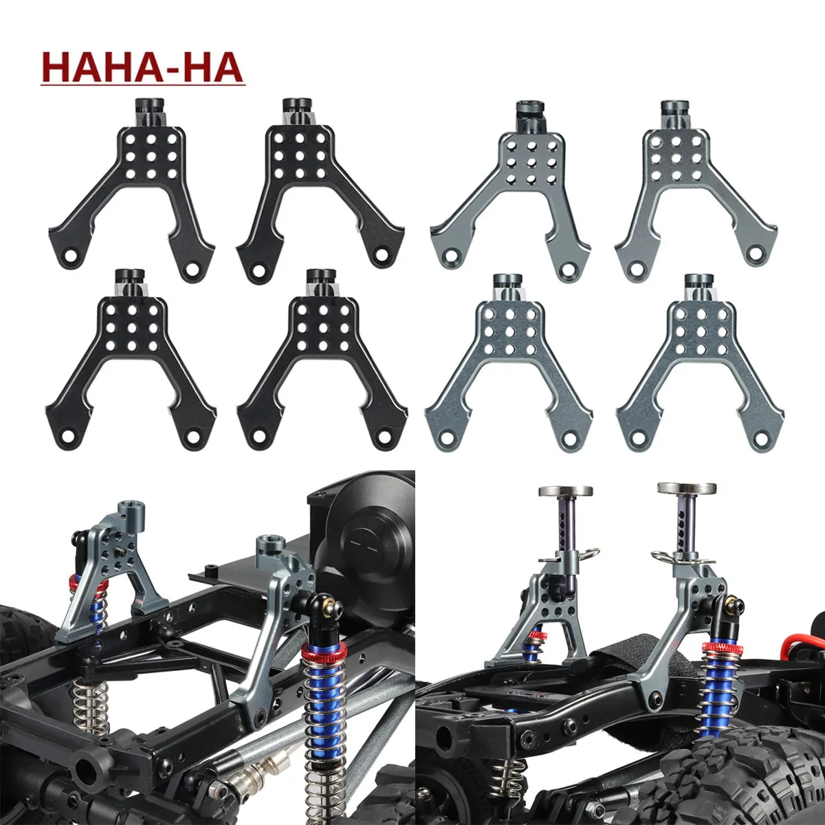 RCクローラー車用アルミフロントリアショックマウントタワー, - Diy Electric Car のレビューと価格