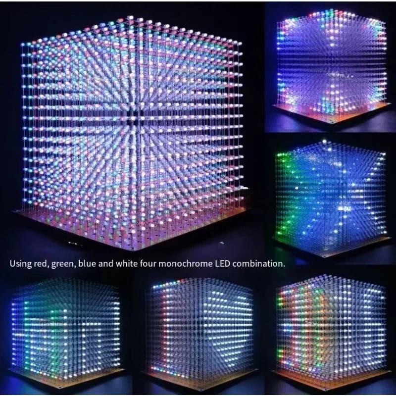 3 D16mini ライトキューブキット 16x16x16  - Diy In Electronics のレビューと価格