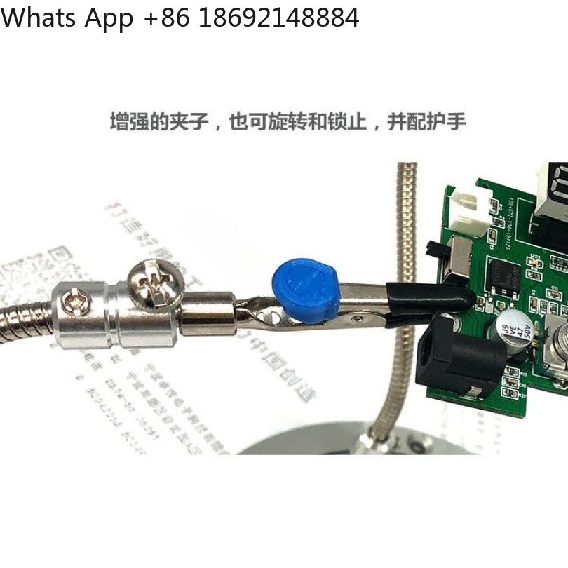 ホースアリゲータークリップ、PCB溶接回転ブラケット、電子D - Diy Electronics Table のレビューと価格