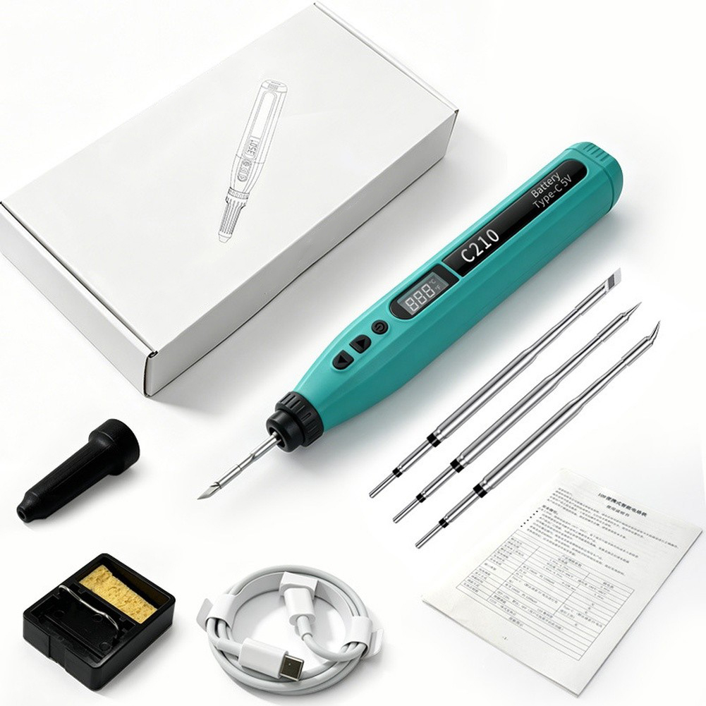スマートデジタルUSBはんだごてセットポータブルワイヤレスデ - Useful Diy Electronics のレビューと価格