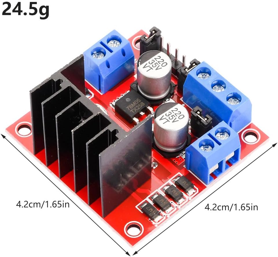 L298Nドライバボードモジュール L298Nステッピングモ - L298N Motor Driver のレビューと価格