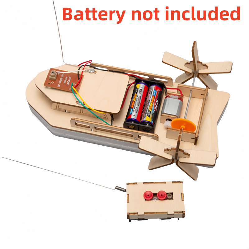 DIY リモコンボートおもちゃ木製 RC ボート電子子供手作 - Diy Electronics India のレビューと価格