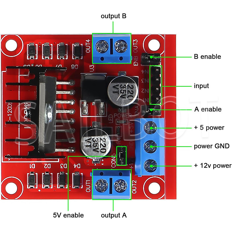 1/5/10 個 L298N DC モータードライバー MX - L298N Motor Driver のレビューと価格