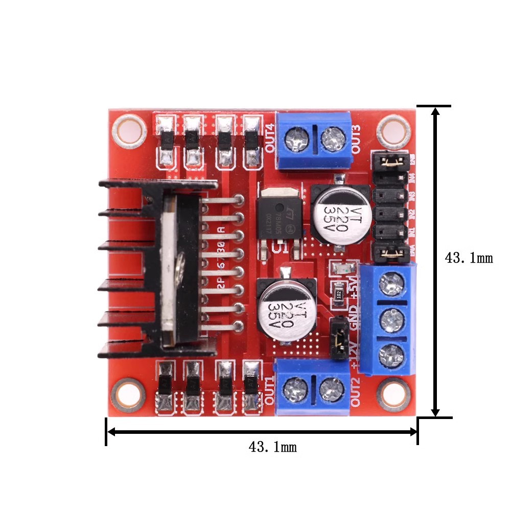 1 〜 100 個 L298N DC ステッピングモータード - L298N Motor Driver のレビューと価格