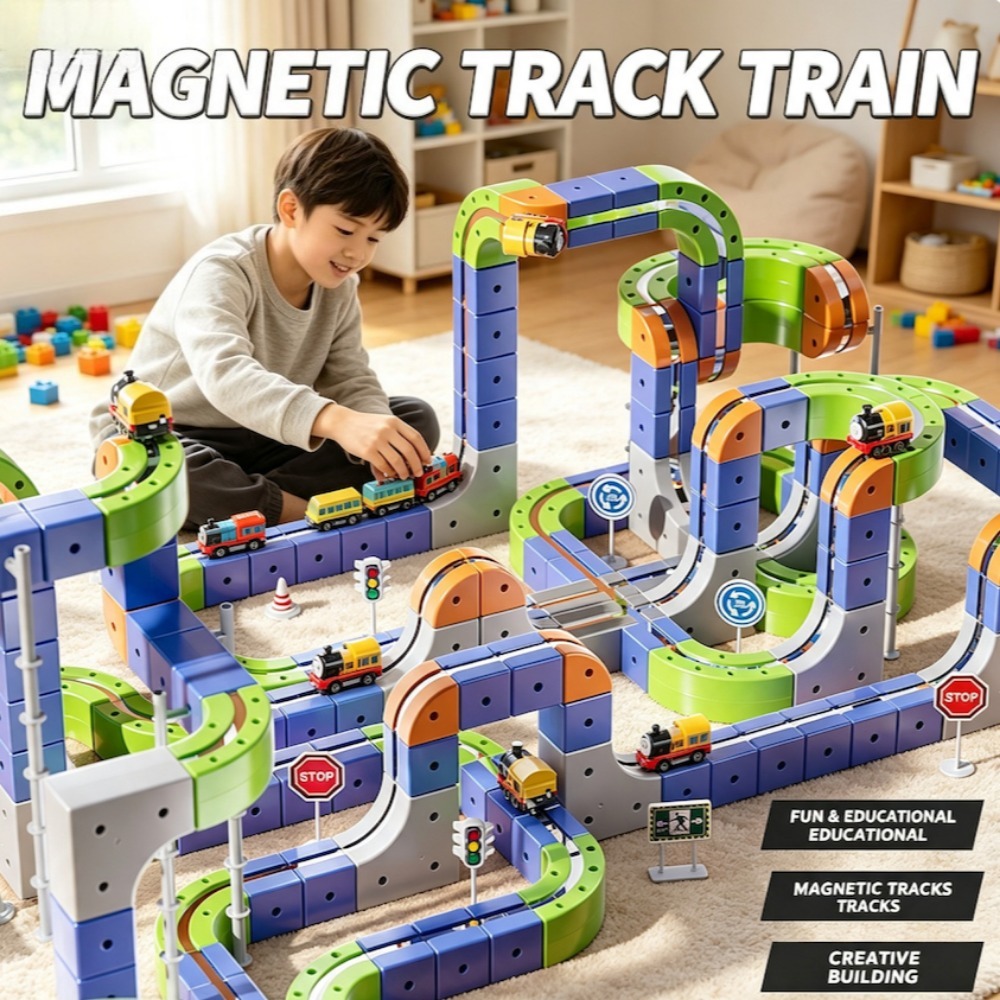 DIY 電気磁気トラック鉄道車両ビルディングブロック反重力高 - Diy Electric Car のレビューと価格