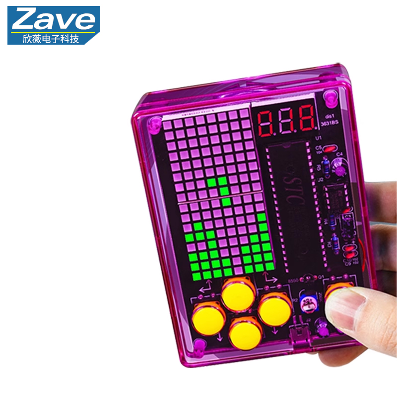 ピクセルゲームコンソール作成キット: 51 シングルチップマ - Diy Electronics Game のレビューと価格