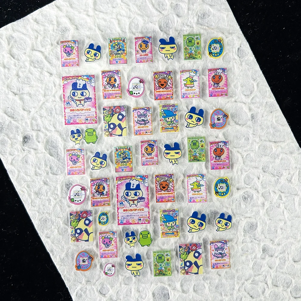 かわいいゲーム進化電子ペットステッカーネイルアートかわいい動 - Diy In Electronics のレビューと価格