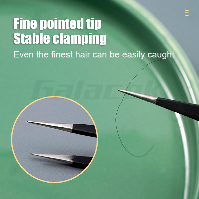 6 個の精密ロングピンセットセット ESD 帯電防止ステンレ - Soldering Iron Kit のレビューと価格