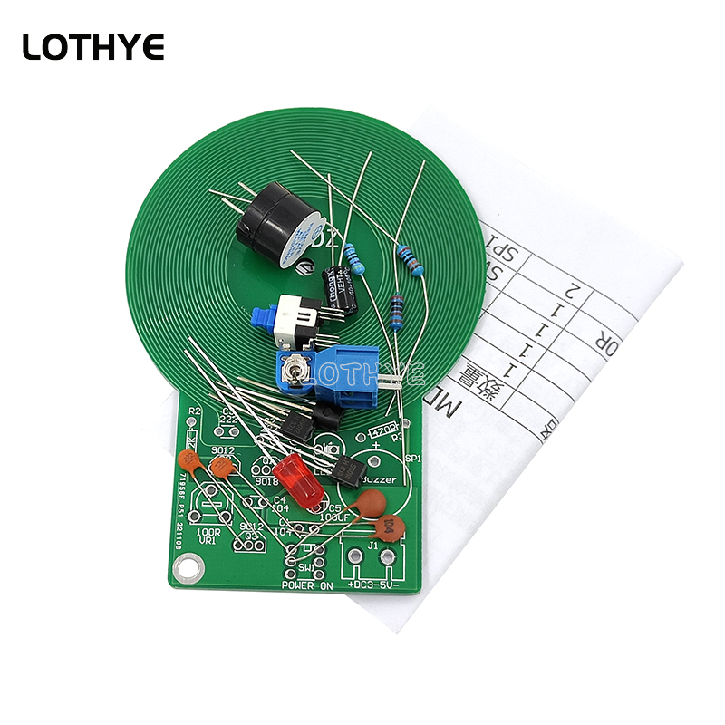電圧変換キット,金属探知機,3〜5V,60mm非接触センサー - Diy Electronics Set のレビューと価格