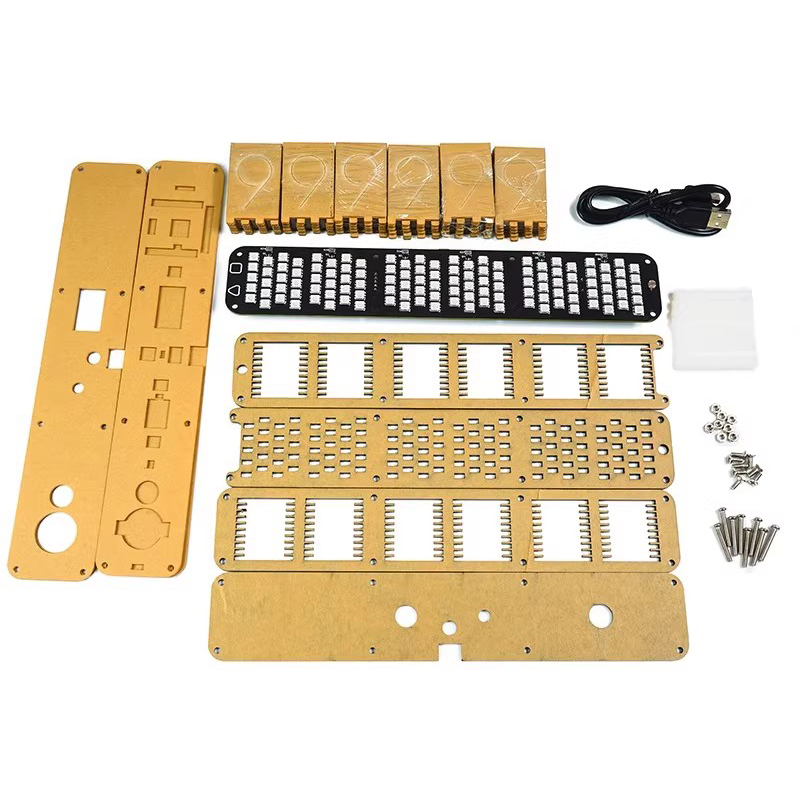 グローチューブ時計キット DIY 電子デジタル時計 ルーズパ - Diy Electronics Table のレビューと価格