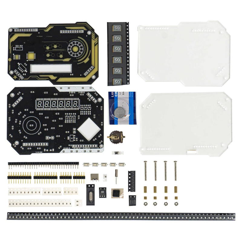 DIY 卓上時計セットデジタル時計電子溶接キットクリエイティ - Diy Electronics Table のレビューと価格