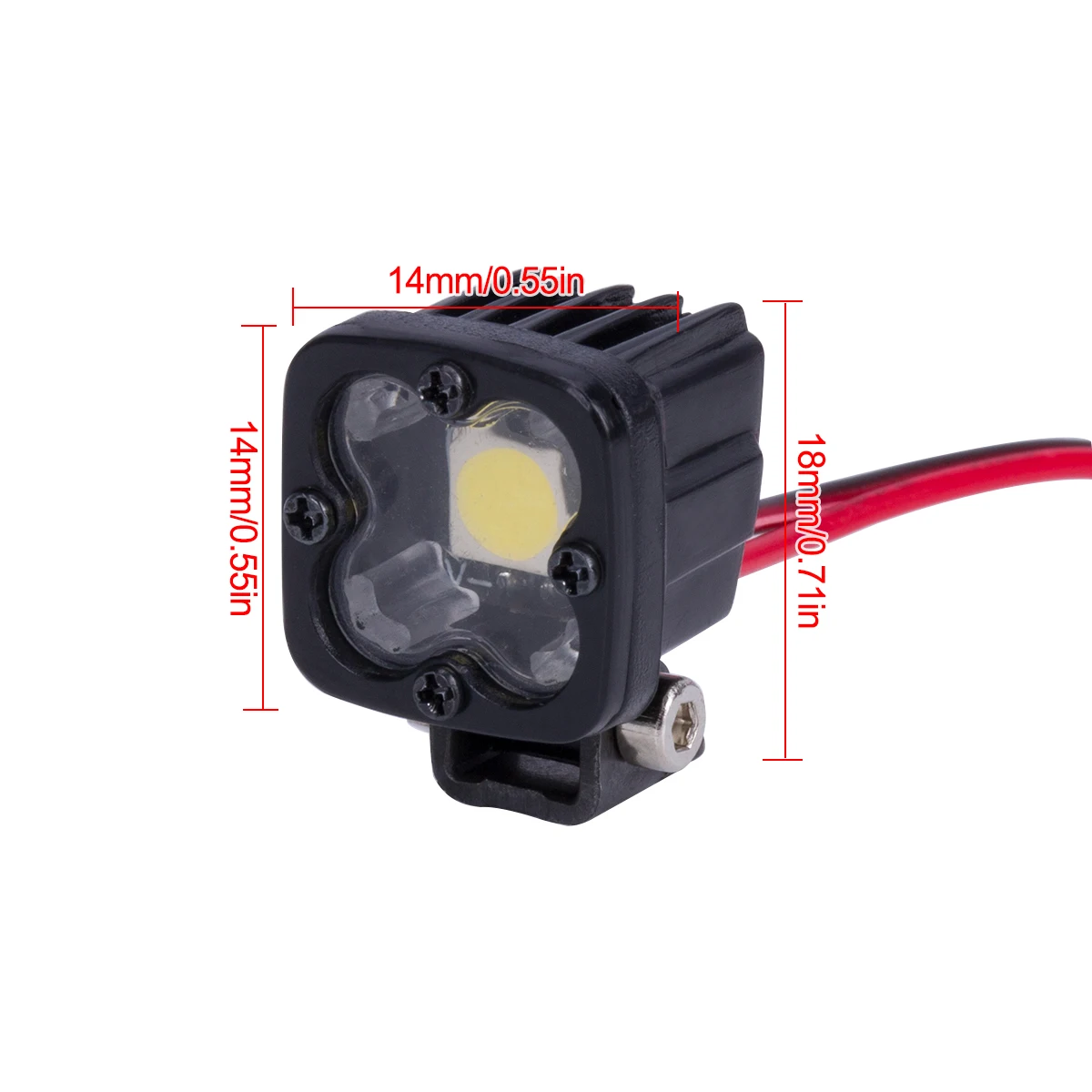RC カースクエア高輝度 LED トップライトヘッドライトス - Diy Electric Car のレビューと価格