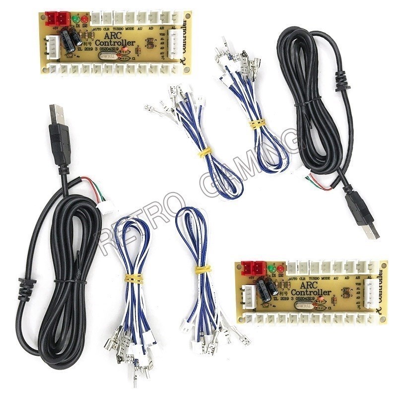 PC USB ゼロ遅延エンコーダ回路基板キット Led プッ - Diy Electronics Game のレビューと価格