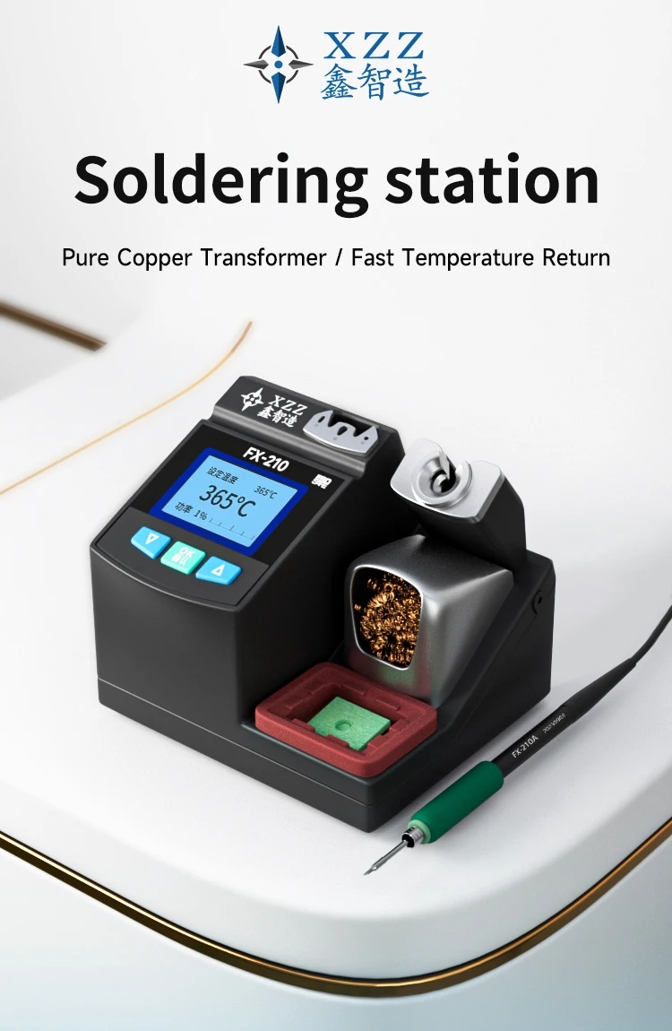 XZZ FX-210 超精密はんだ付けステーション 45W  - Soldering Iron Kit のレビューと価格