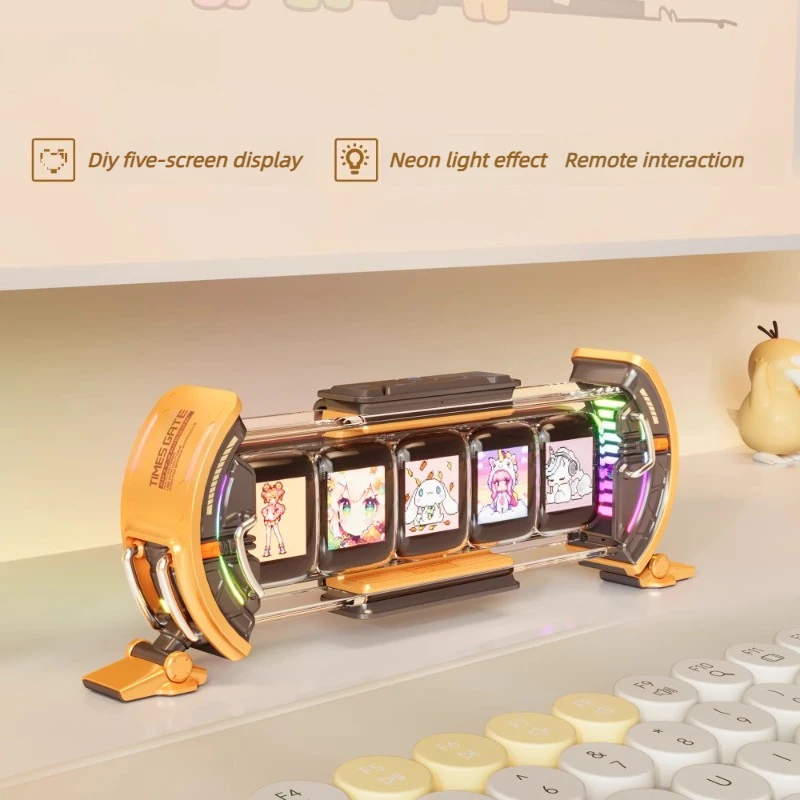 DIY 電子フィギュアクリエイティブ蛍光管時計飾りゲームルー - Diy Electronics Table のレビューと価格
