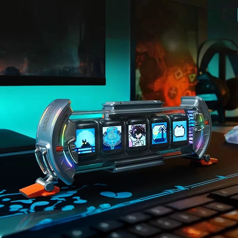 DIY 電子フィギュアクリエイティブ蛍光管時計飾りゲームルー - Diy Electronics Table のレビューと価格